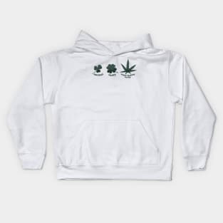 lucky and funny Weed Shirt Kids Hoodie